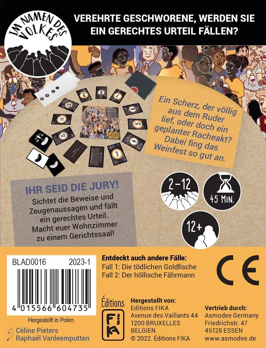 Bild: 4015566604735 | Im Namen des Volkes - Fall 3: Das vergiftete Weinfest | Spiel | 2023