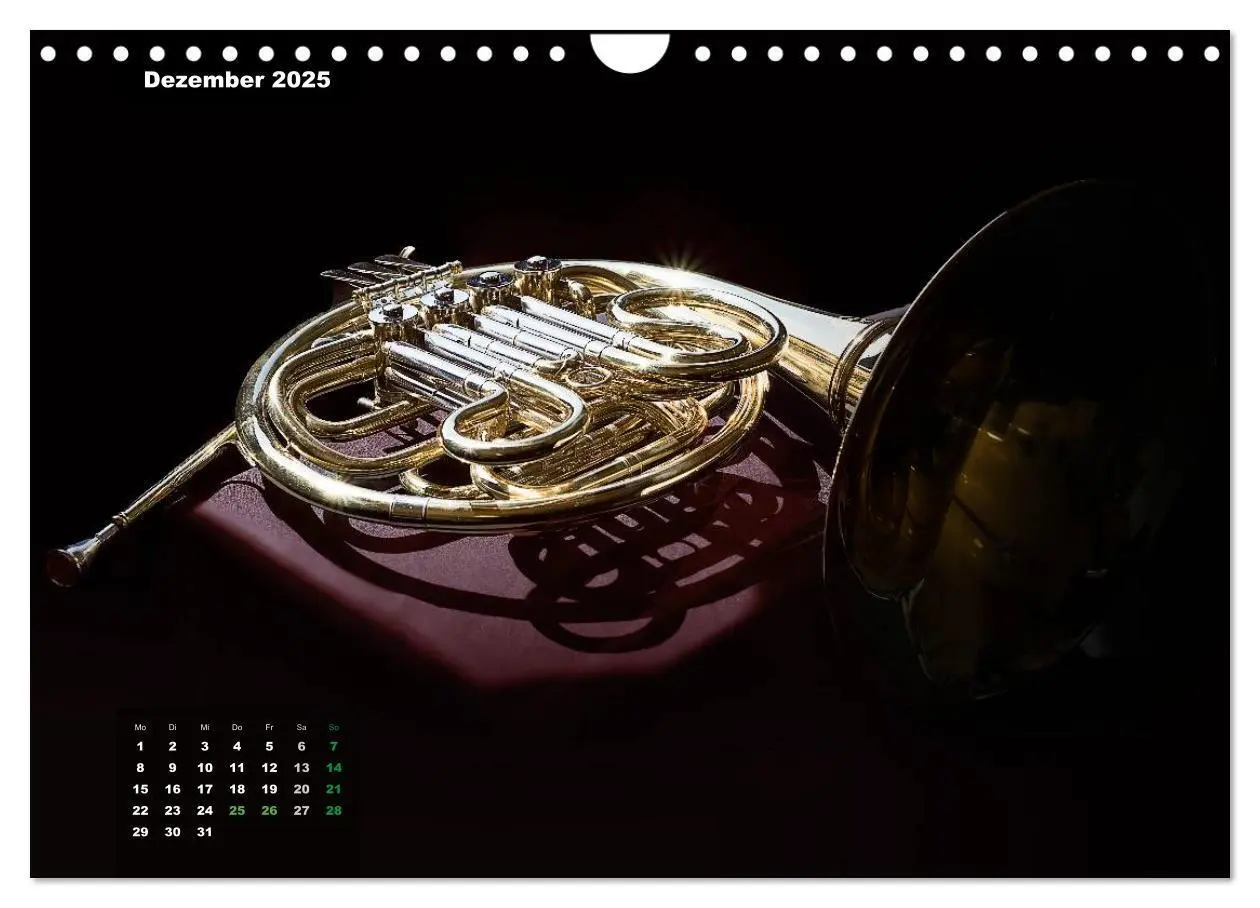 Bild: 9783435714735 | Das Horn, ein herrliches Instrument (Wandkalender 2025 DIN A4...