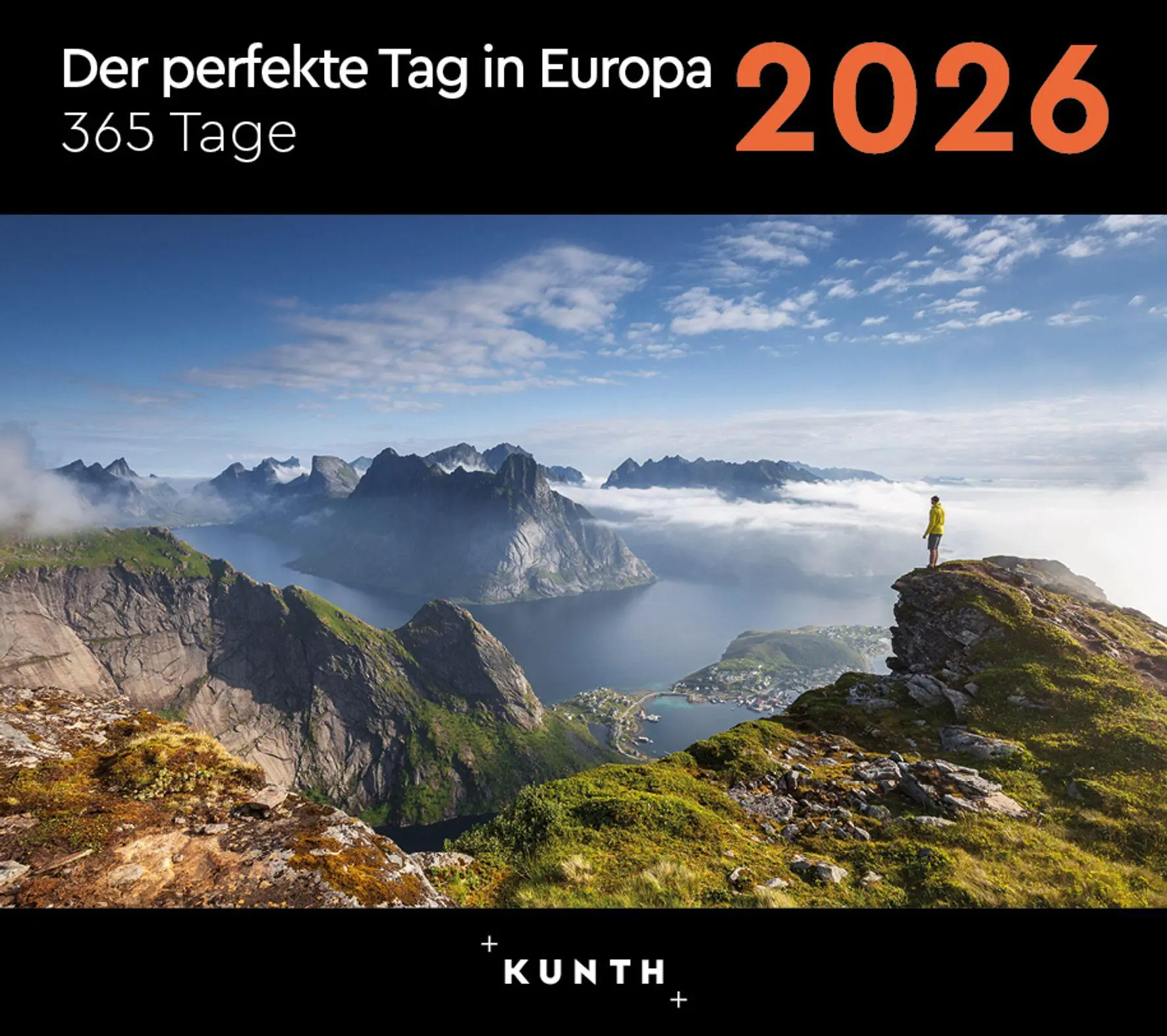 Cover: 9783965914735 | Der perfekte Tag in Europa - KUNTH 365-Tage-Abreißkalender 2026 | 2026