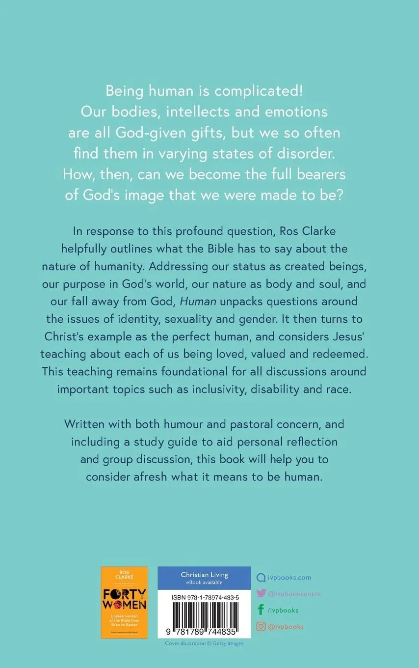 Rückseite: 9781789744835 | Human | Made and Remade in the Image of God | Ros Clarke | Taschenbuch