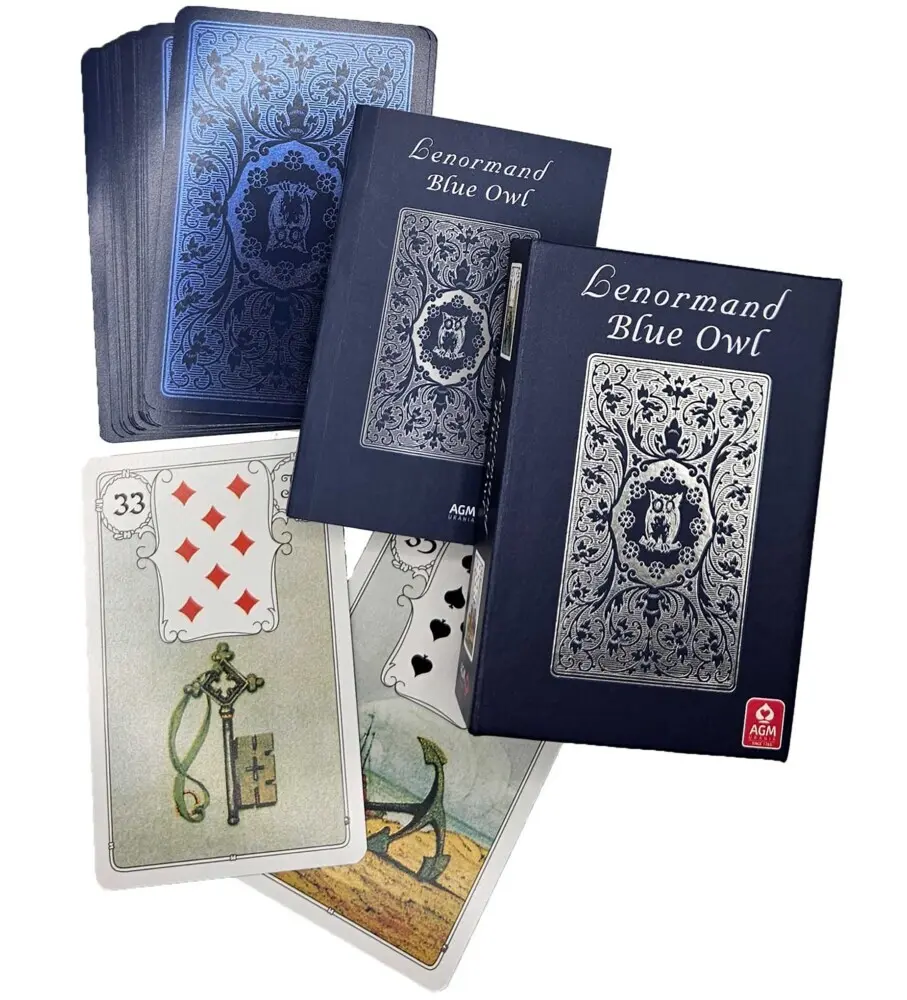 Bild: 9783038194835 | Lenormand Blue Owl (Silver Edition) - Marie-Anne Lenormand (English...