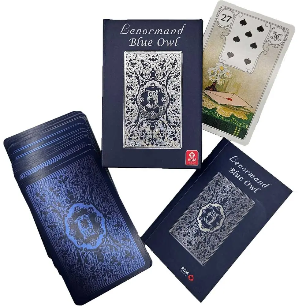 Bild: 9783038194835 | Lenormand Blue Owl (Silver Edition) - Marie-Anne Lenormand (English...