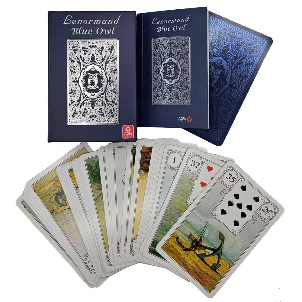 Bild: 9783038194835 | Lenormand Blue Owl (Silver Edition) - Marie-Anne Lenormand (English...