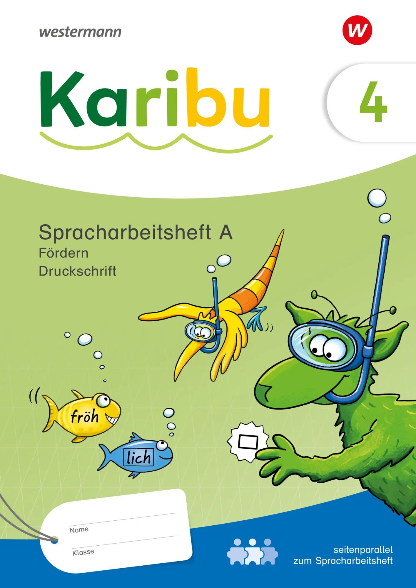 Cover: 9783141294835 | Karibu. Spracharbeitsheft Fördern 4 (A) | Bader | Taschenbuch | 96 S.