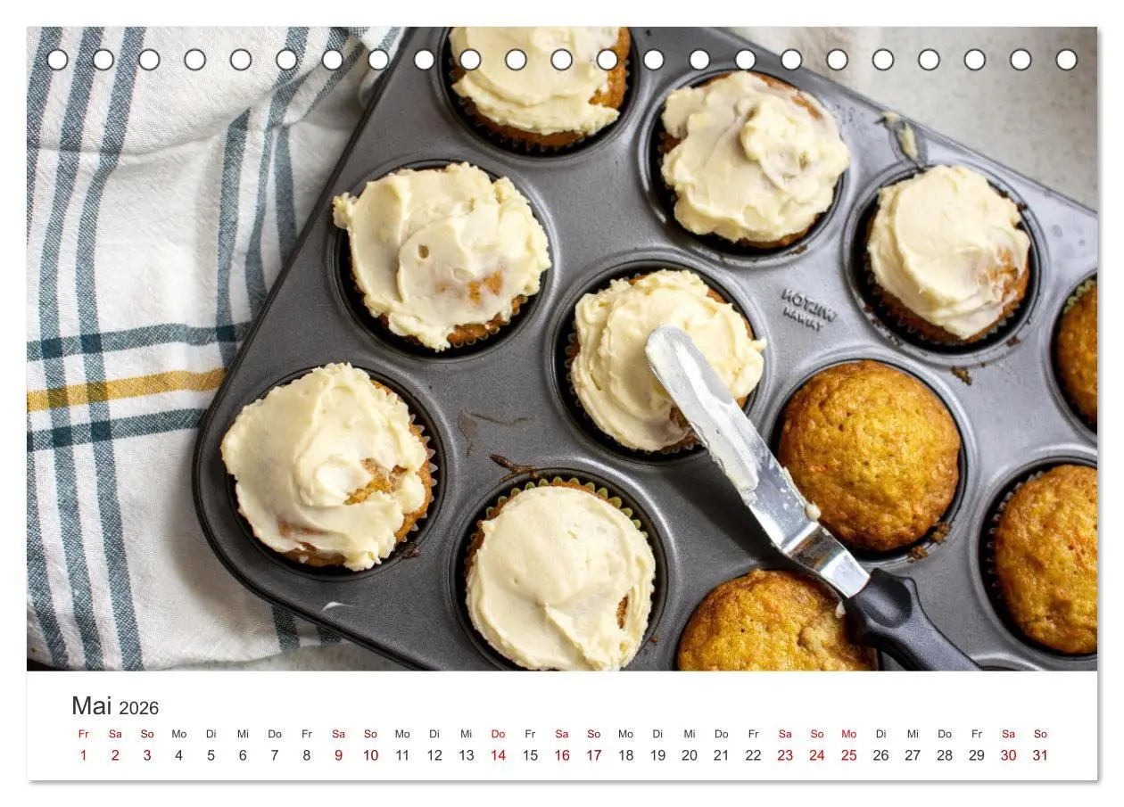 Bild: 9783457414835 | Backen mit Liebe - Selbstgemachtes von Zuhause (Tischkalender 2026...