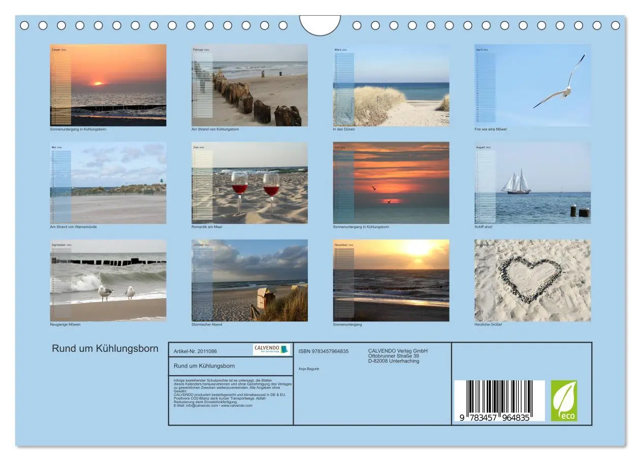 Bild: 9783457964835 | Rund um Kühlungsborn (Wandkalender 2026 DIN A4 quer), CALVENDO...