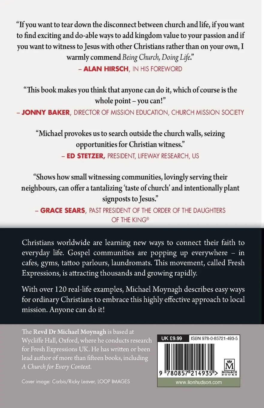Rückseite: 9780857214935 | Being Church, Doing Life | Michael Moynagh | Taschenbuch | Englisch
