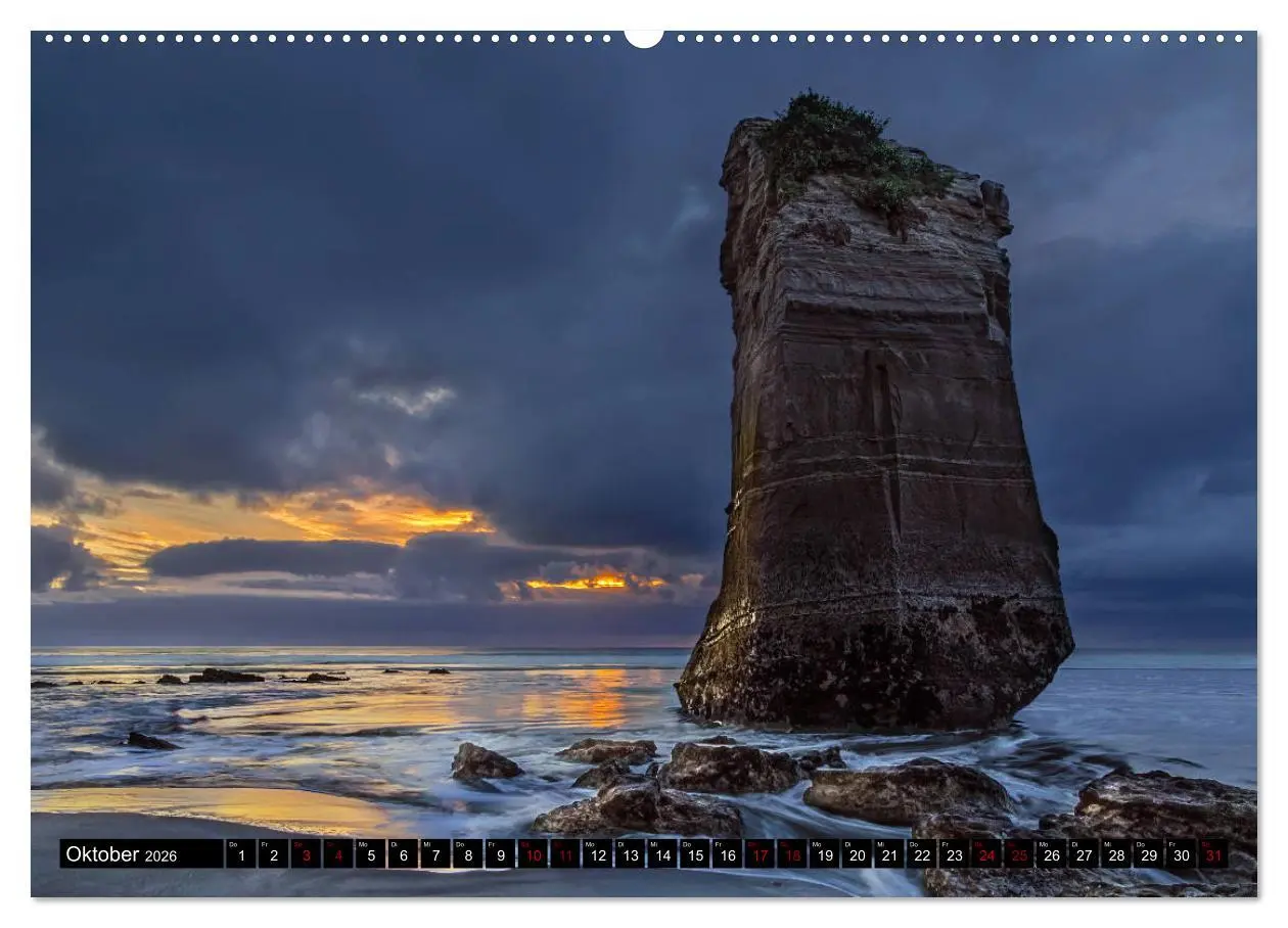Bild: 9783457884935 | Trauminseln Neuseeland (Wandkalender 2026 DIN A2 quer), CALVENDO...