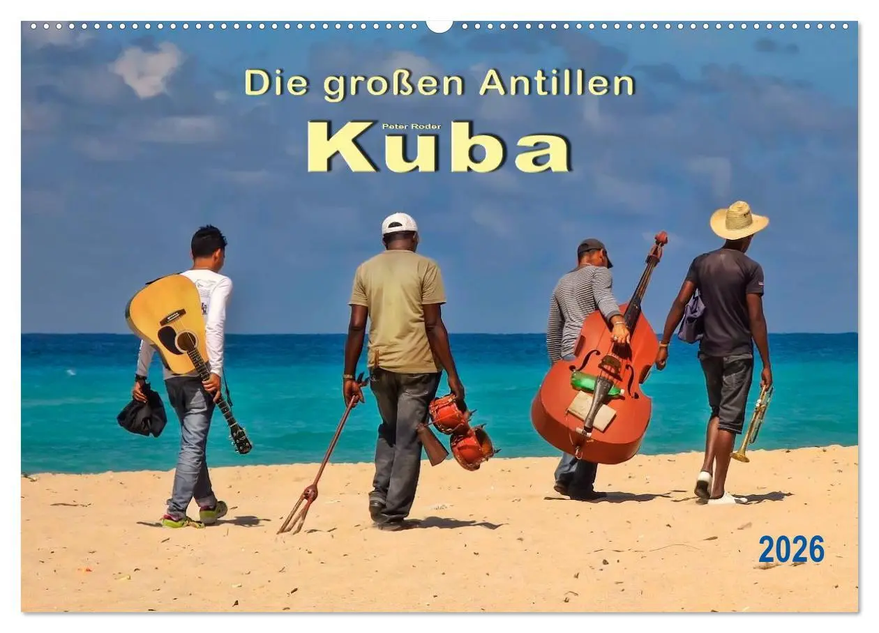 Cover: 9783457954935 | Die großen Antillen - Kuba (Wandkalender 2026 DIN A2 quer),...