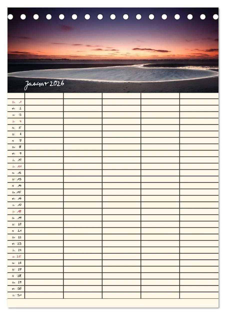 Bild: 9783516424935 | Noch mehr Föhrweh Familienplaner (Tischkalender 2026 DIN A5 hoch),...