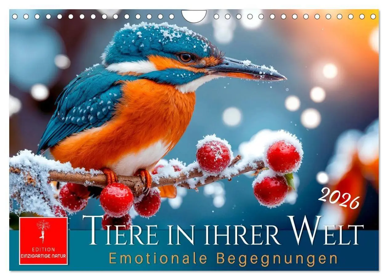 Cover: 9783516734935 | Tiere in ihrer Welt (Wandkalender 2026 DIN A4 quer), CALVENDO...