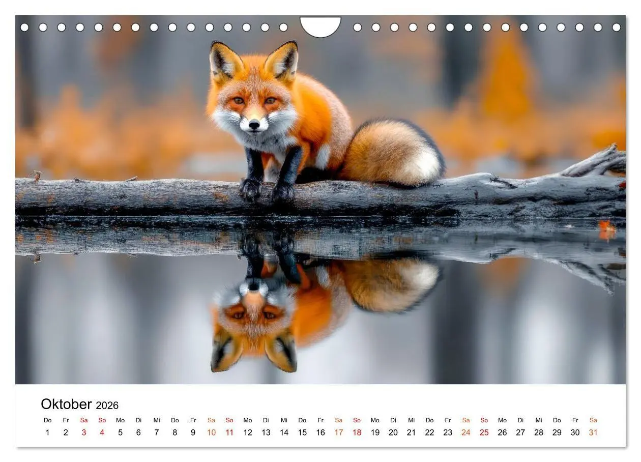 Bild: 9783516734935 | Tiere in ihrer Welt (Wandkalender 2026 DIN A4 quer), CALVENDO...