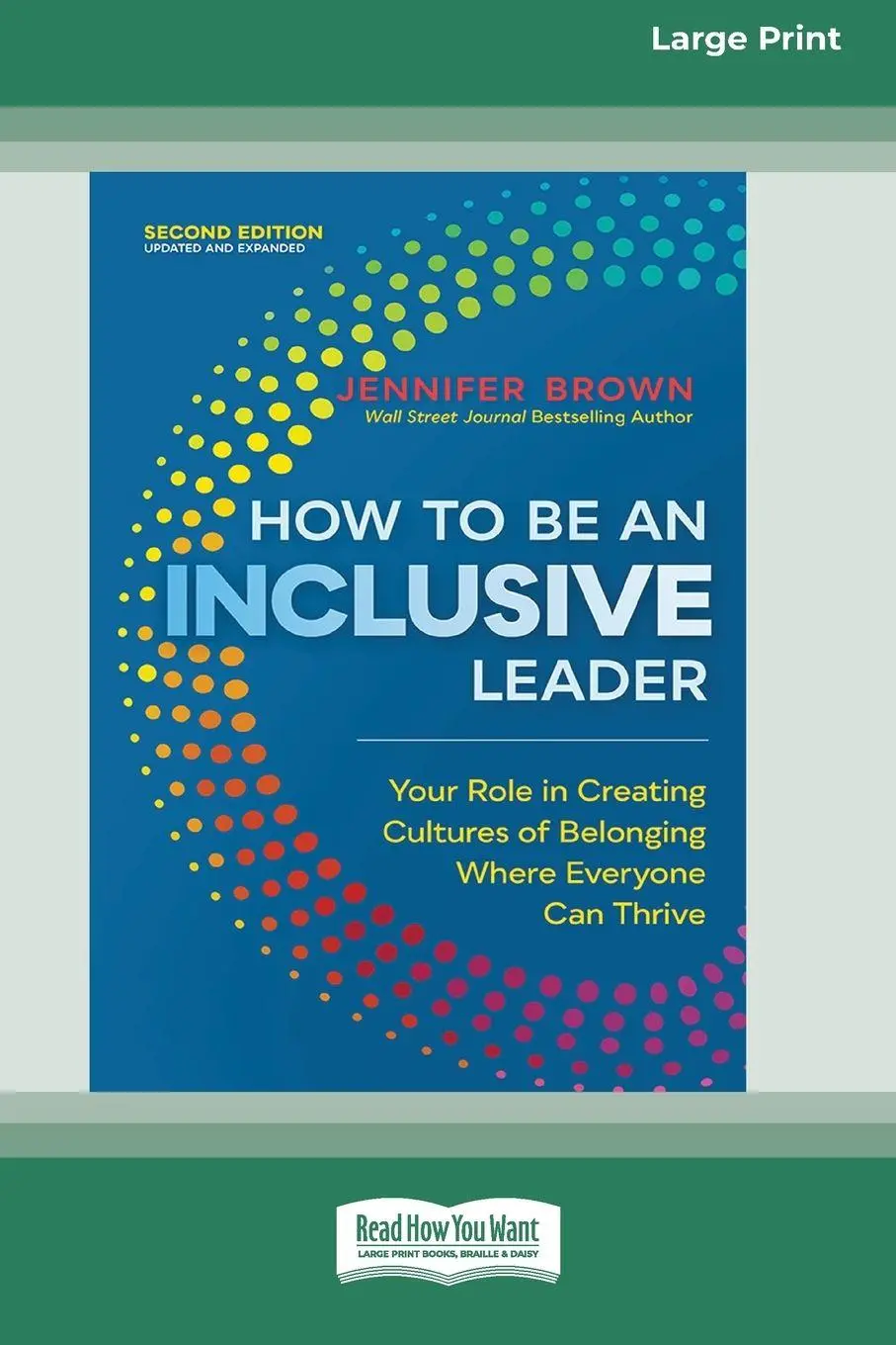 Cover: 9781038725035 | How to Be an Inclusive Leader, Second Edition | Jennifer Brown | Buch