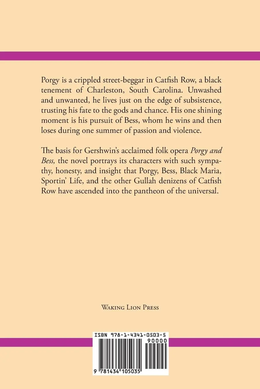 Rückseite: 9781434105035 | Porgy | Du Bose Heyward | Taschenbuch | Englisch | 2023