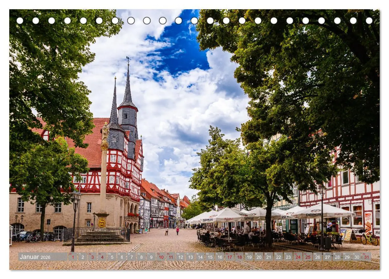 Bild: 9783457535035 | Ein Blick auf Duderstadt (Tischkalender 2026 DIN A5 quer), CALVENDO...