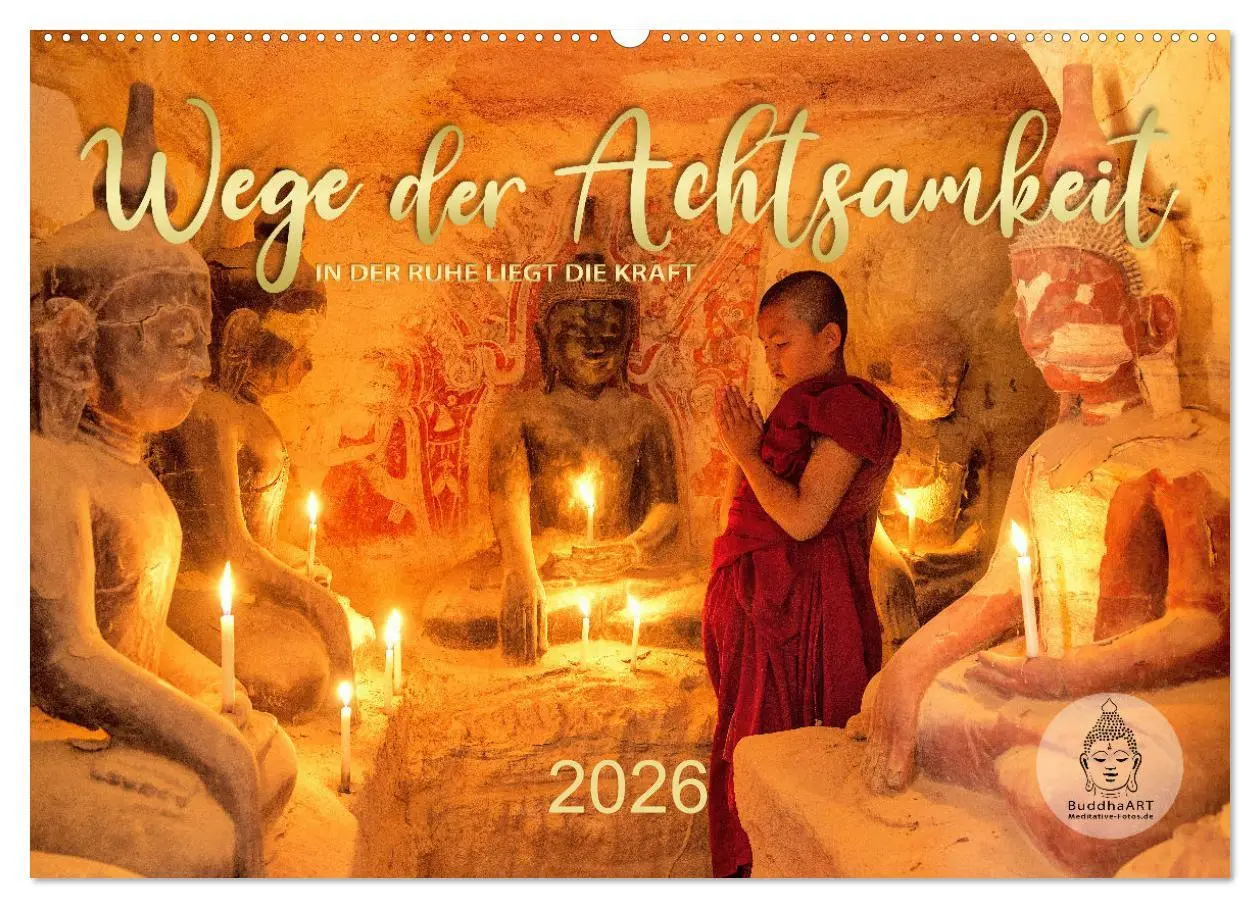 Cover: 9783457915035 | Wege der Achtsamkeit - In der Ruhe liegt die Kraft (Wandkalender...