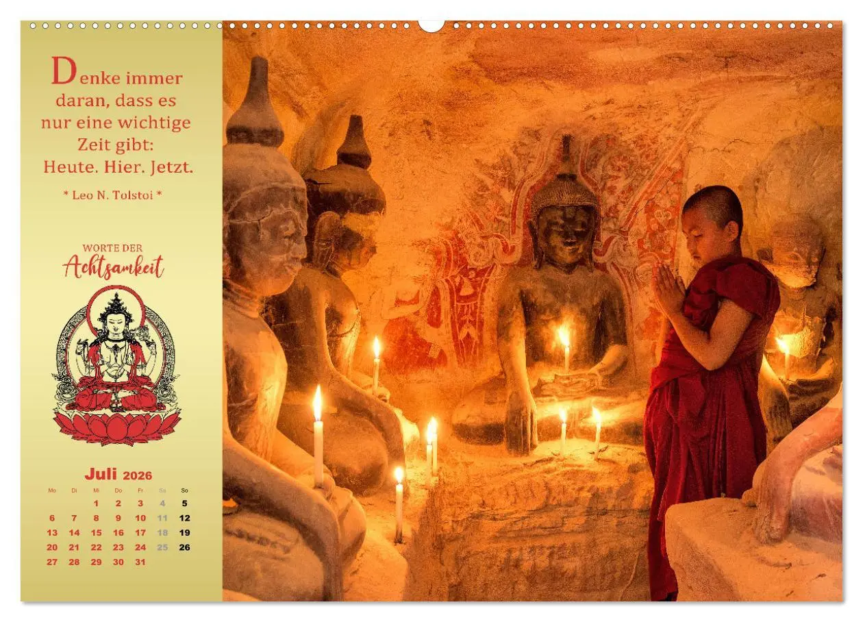 Bild: 9783457915035 | Wege der Achtsamkeit - In der Ruhe liegt die Kraft (Wandkalender...