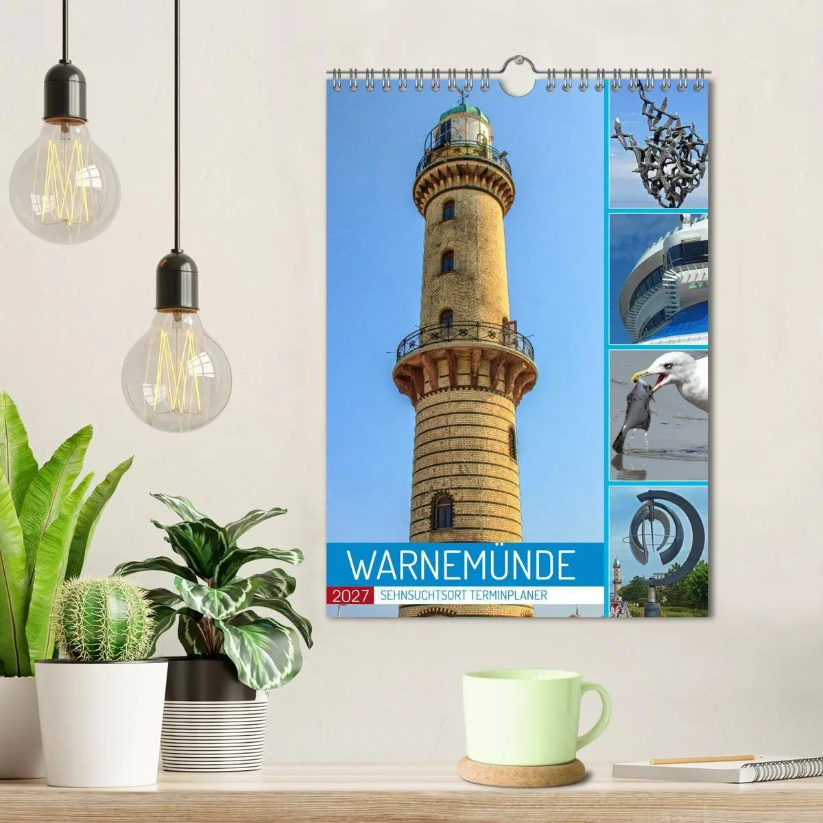 Bild: 9783569335035 | Sehnsuchtsort Warnemünde (Wandkalender 2027 DIN A4 hoch), CALVENDO...
