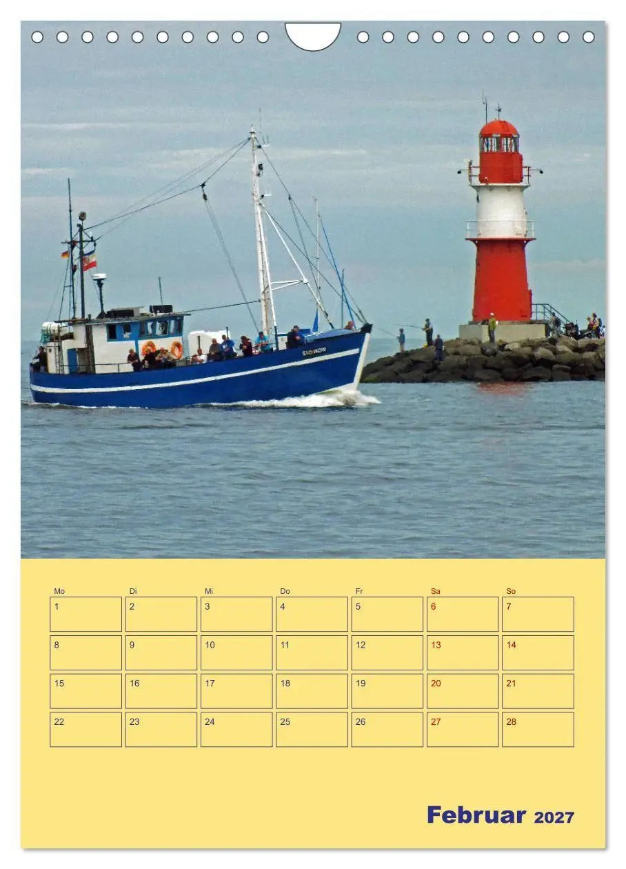 Bild: 9783569335035 | Sehnsuchtsort Warnemünde (Wandkalender 2027 DIN A4 hoch), CALVENDO...