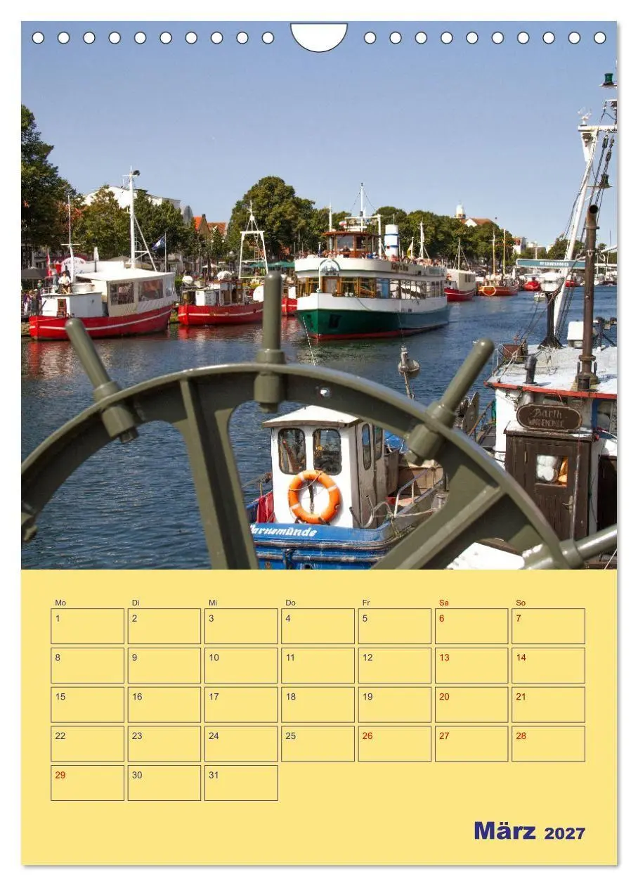 Bild: 9783569335035 | Sehnsuchtsort Warnemünde (Wandkalender 2027 DIN A4 hoch), CALVENDO...