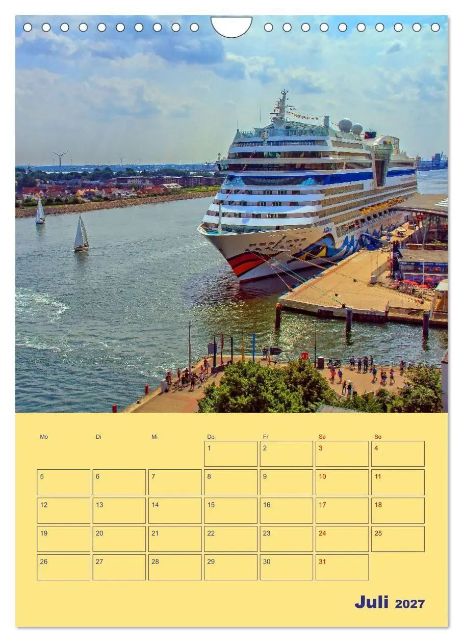 Bild: 9783569335035 | Sehnsuchtsort Warnemünde (Wandkalender 2027 DIN A4 hoch), CALVENDO...