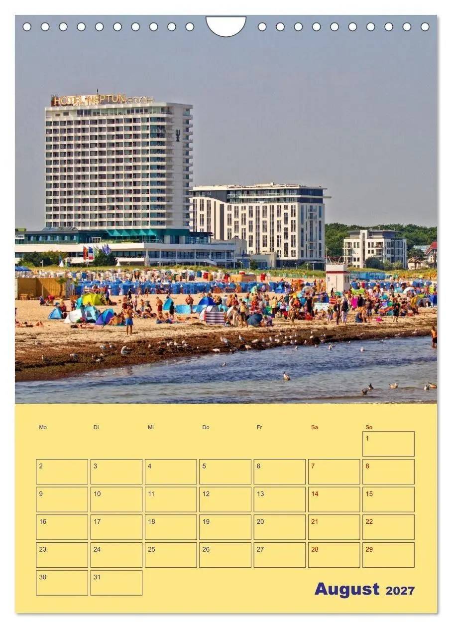 Bild: 9783569335035 | Sehnsuchtsort Warnemünde (Wandkalender 2027 DIN A4 hoch), CALVENDO...