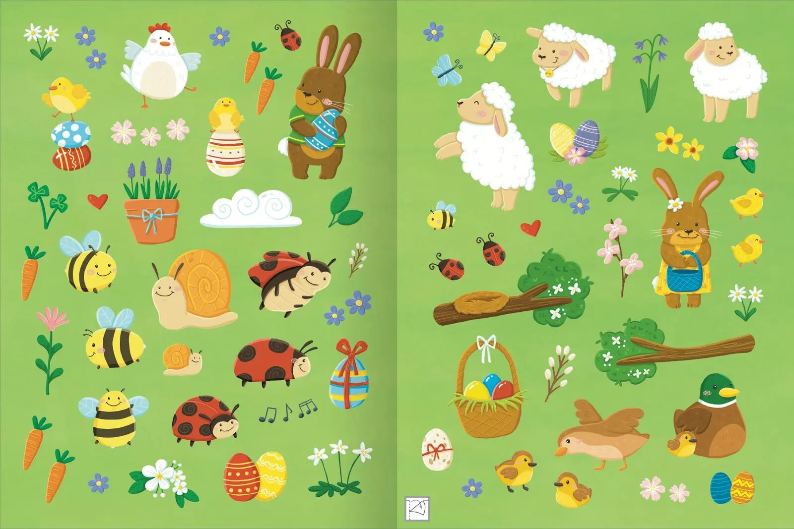 Bild: 9783845855035 | Erstes Stickern - Ostern | Sarah Dietz | Broschüre | 40 S. | Deutsch