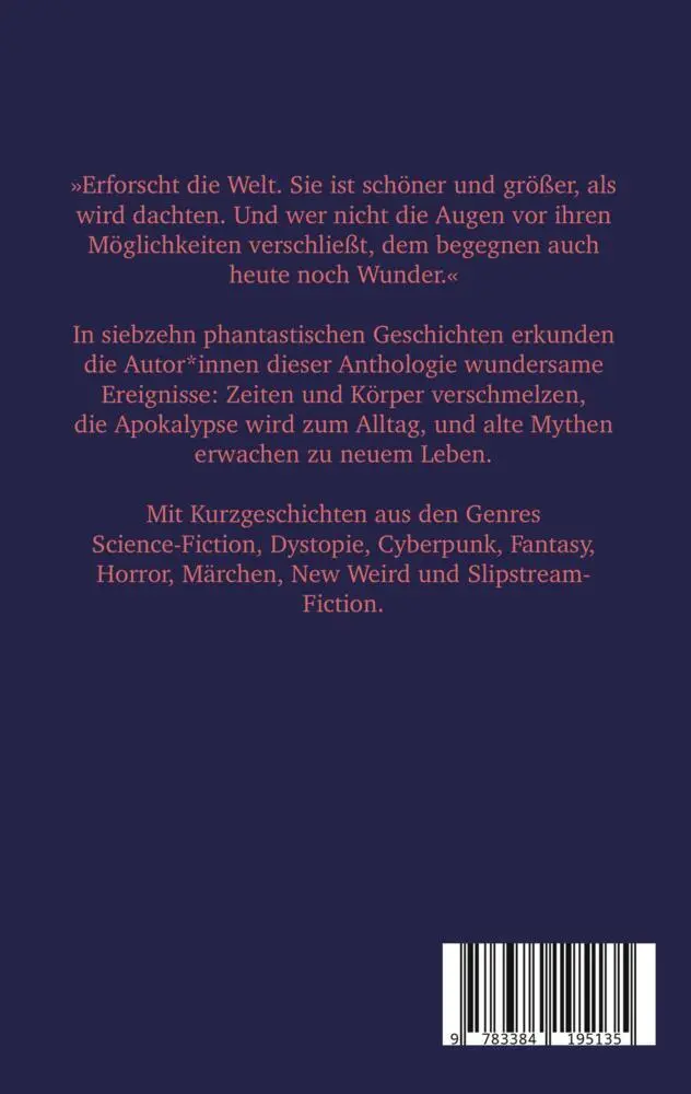 Bild: 9783384195135 | Ein Fluch in allen Wundern | Phantastik-Anthologie | Persson (u. a.)