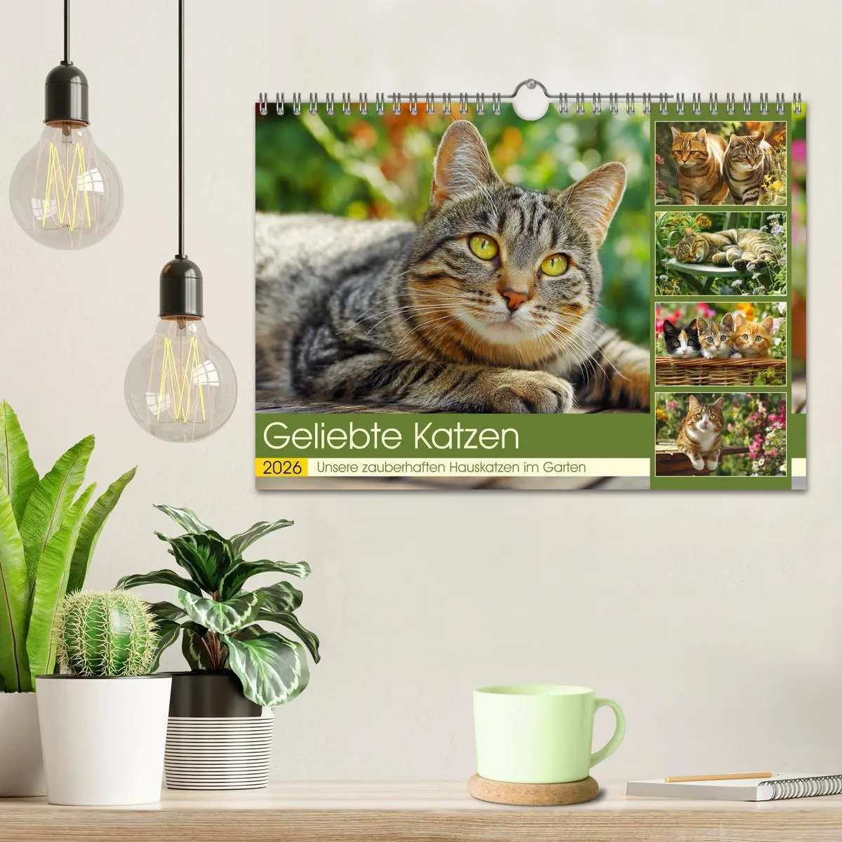 Bild: 9783516095135 | Geliebte Katzen. Unsere zauberhaften Hauskatzen im Garten...