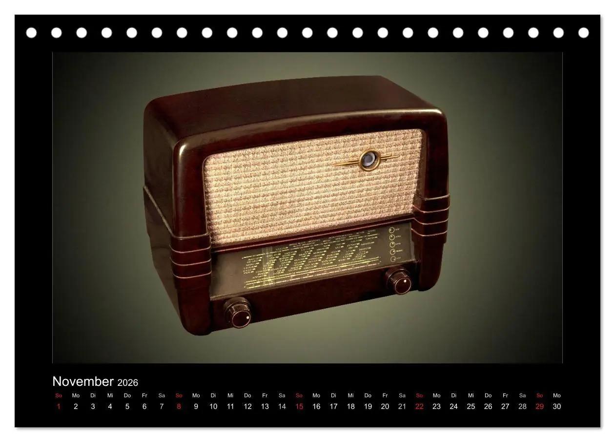 Bild: 9783516165135 | Dampfradios - Antike Radios mit Patina (Tischkalender 2026 DIN A5...