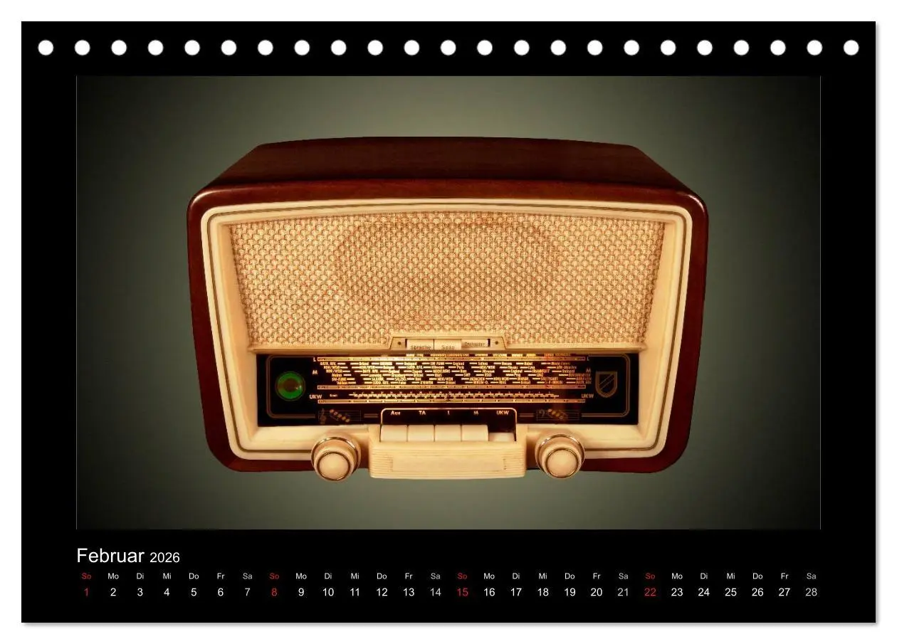 Bild: 9783516165135 | Dampfradios - Antike Radios mit Patina (Tischkalender 2026 DIN A5...