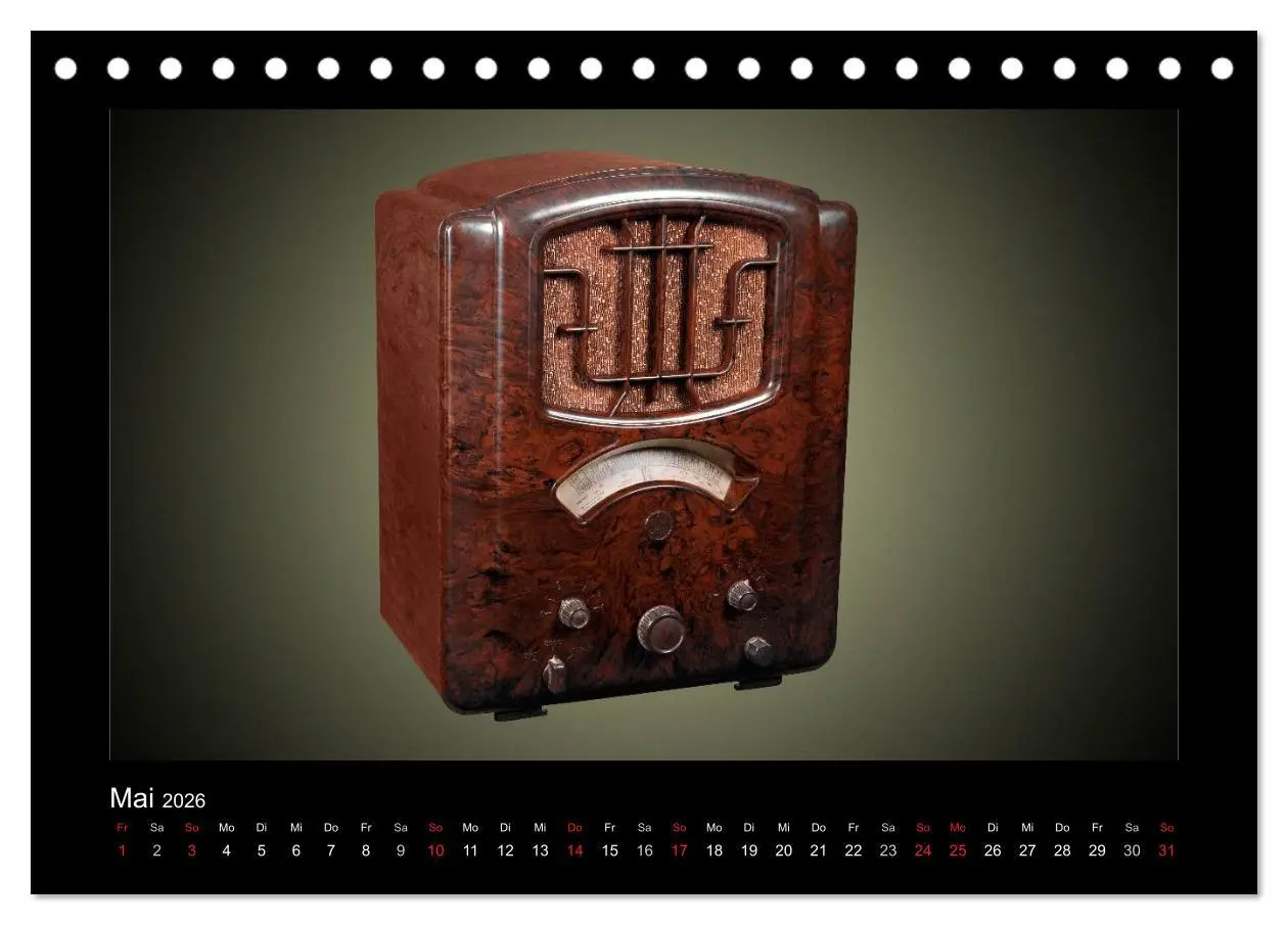 Bild: 9783516165135 | Dampfradios - Antike Radios mit Patina (Tischkalender 2026 DIN A5...