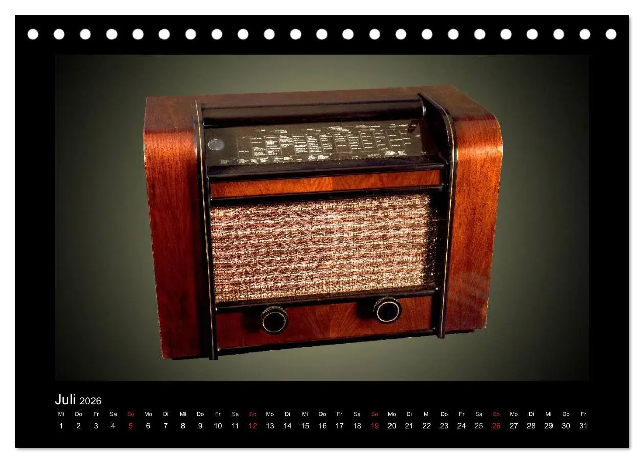 Bild: 9783516165135 | Dampfradios - Antike Radios mit Patina (Tischkalender 2026 DIN A5...