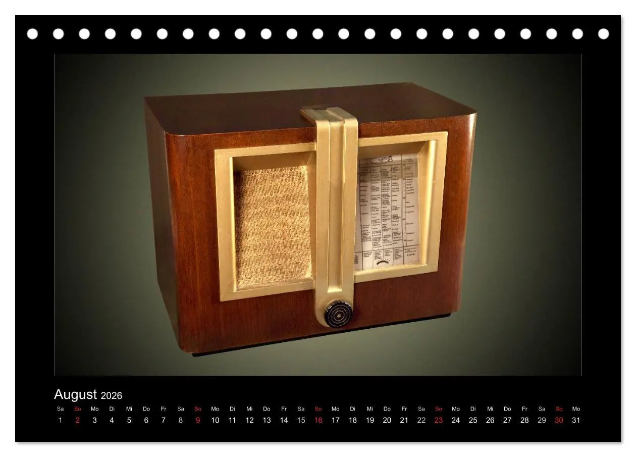 Bild: 9783516165135 | Dampfradios - Antike Radios mit Patina (Tischkalender 2026 DIN A5...