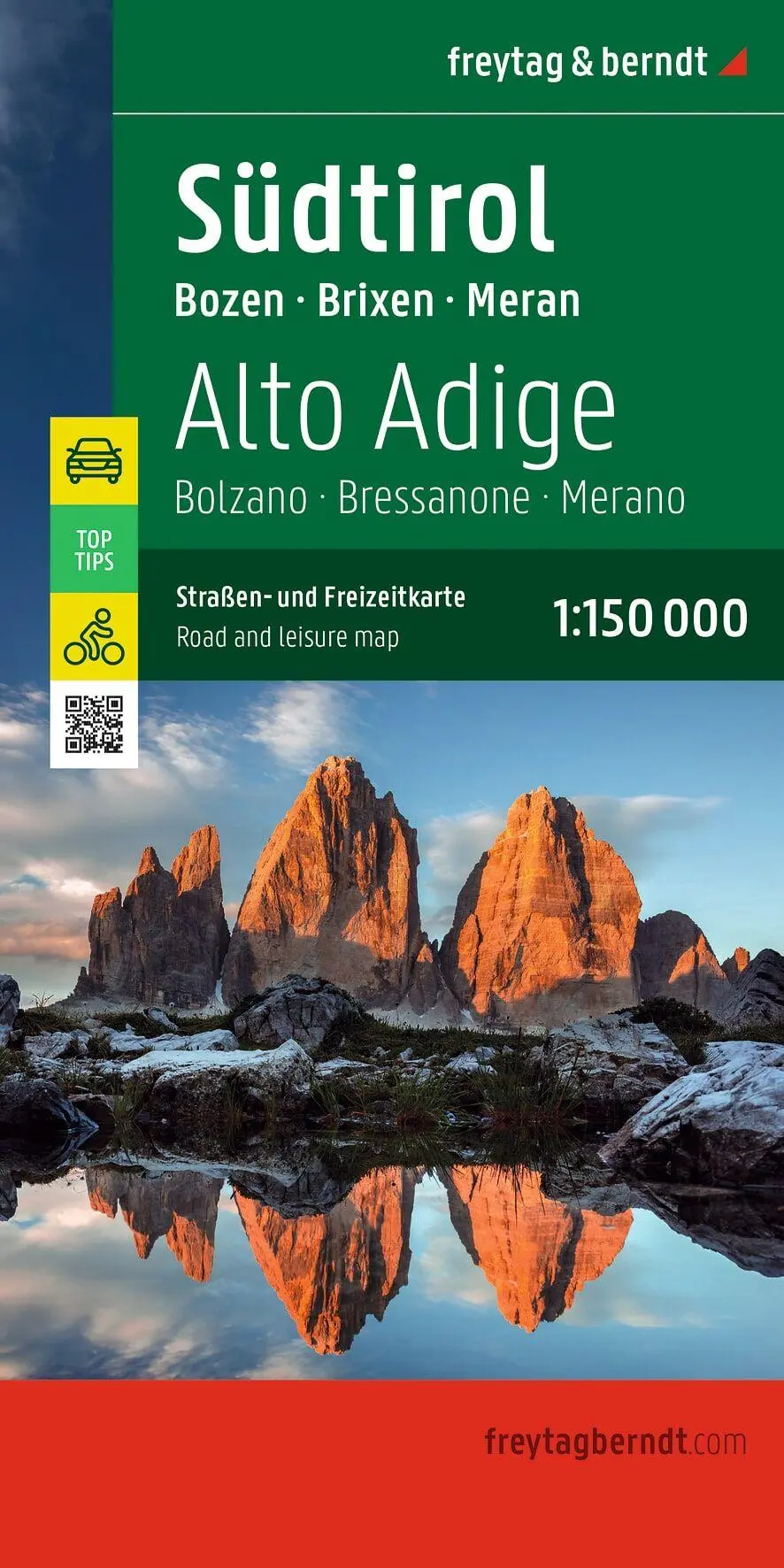Cover: 9783707925135 | freytag &amp; berndt Straßenkarte Südtirol 1:150.000 | Freytag &amp; Berndt