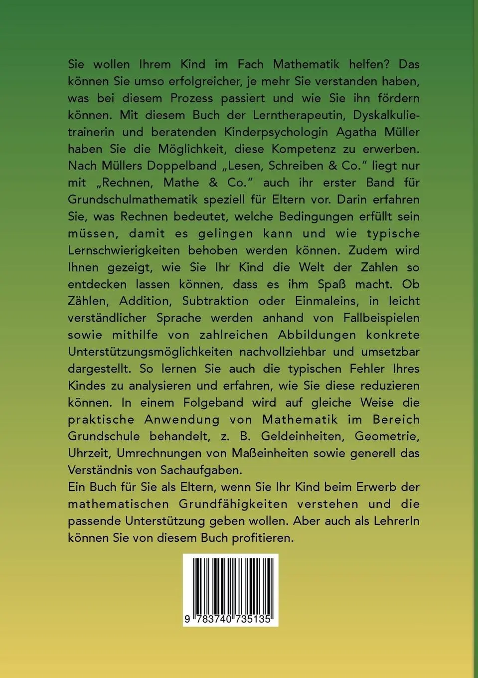 Rückseite: 9783740735135 | Rechnen, Mathe &amp; Co. | Agatha Müller | Taschenbuch | 332 S. | Deutsch