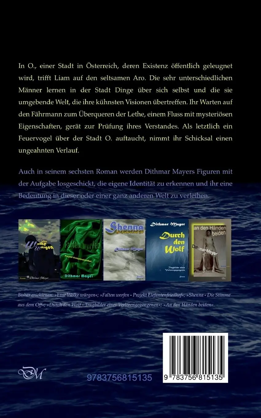 Rückseite: 9783756815135 | Lethe | Überfahrt ins Nichts | Dithmar Mayer | Taschenbuch | 548 S.