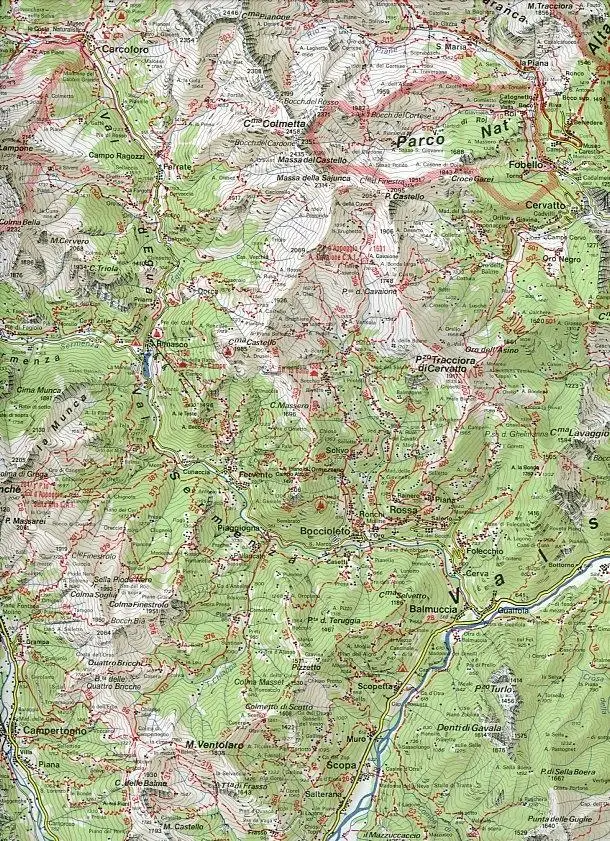 Bild: 9788896455135 | IGC Italien 1 : 50 000 Wanderkarte 10 Monte Rosa | (Land-)Karte | 2011