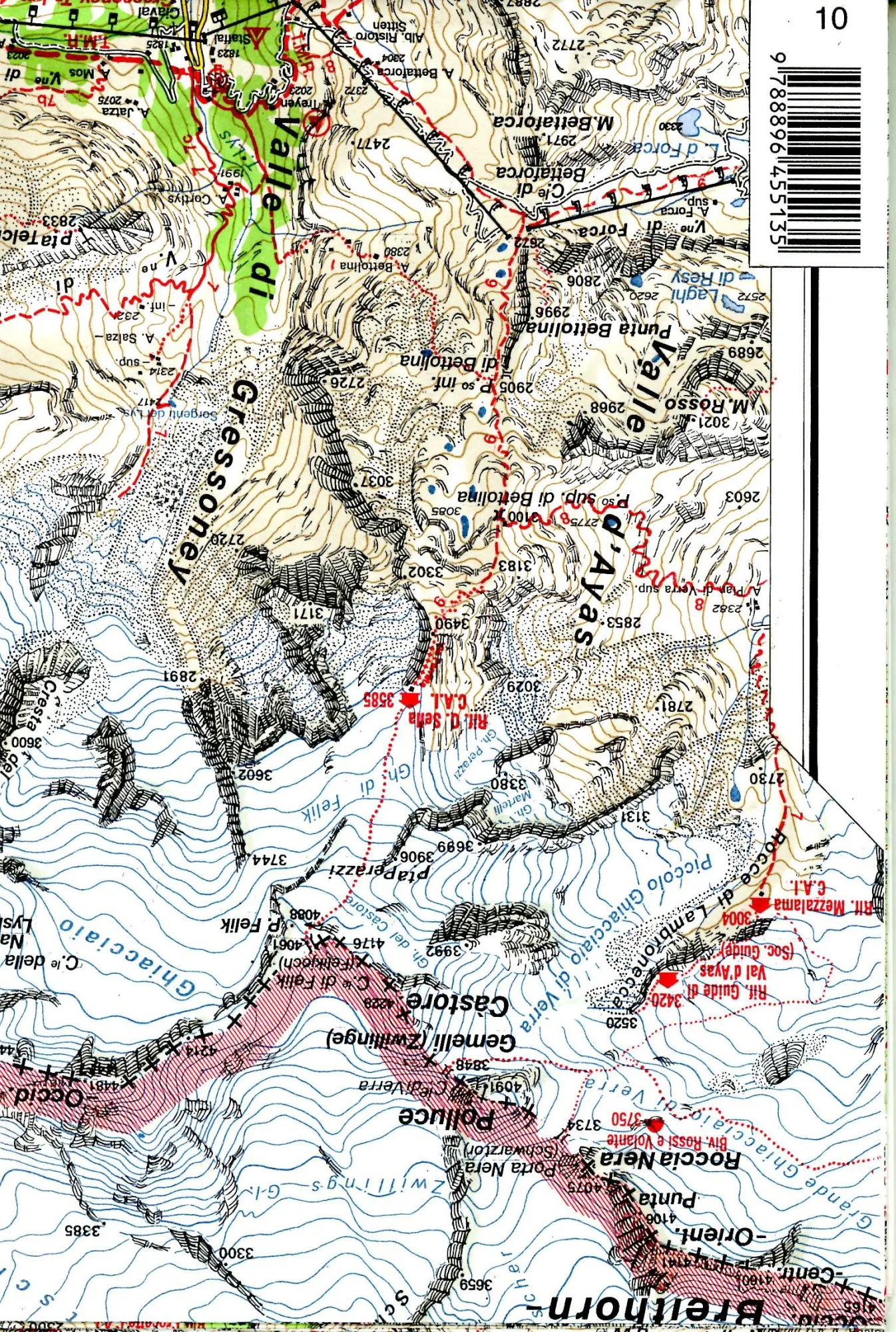Bild: 9788896455135 | IGC Italien 1 : 50 000 Wanderkarte 10 Monte Rosa | (Land-)Karte | 2011