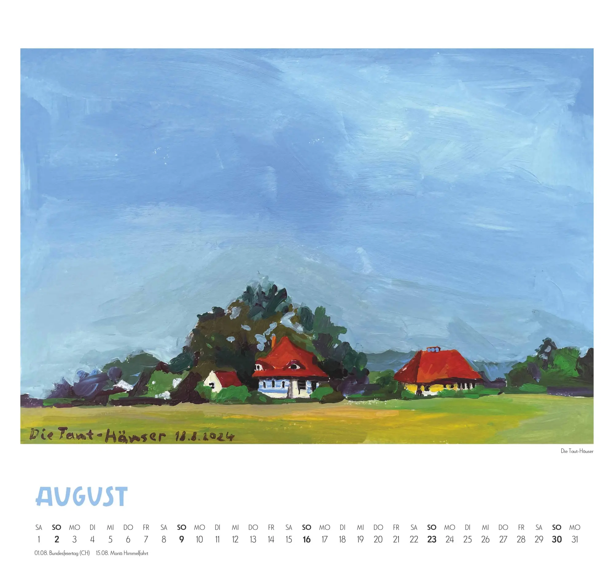 Bild: 4069095005235 | Mit Kat Menschik an der Ostsee 2026 - Kunstkalender - Spiralbindung...