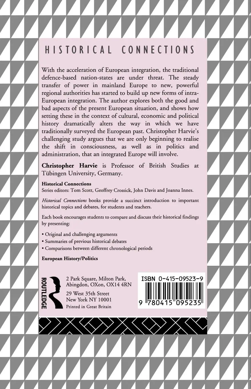 Rückseite: 9780415095235 | The Rise of Regional Europe | Christopher Harvie | Taschenbuch | 1993