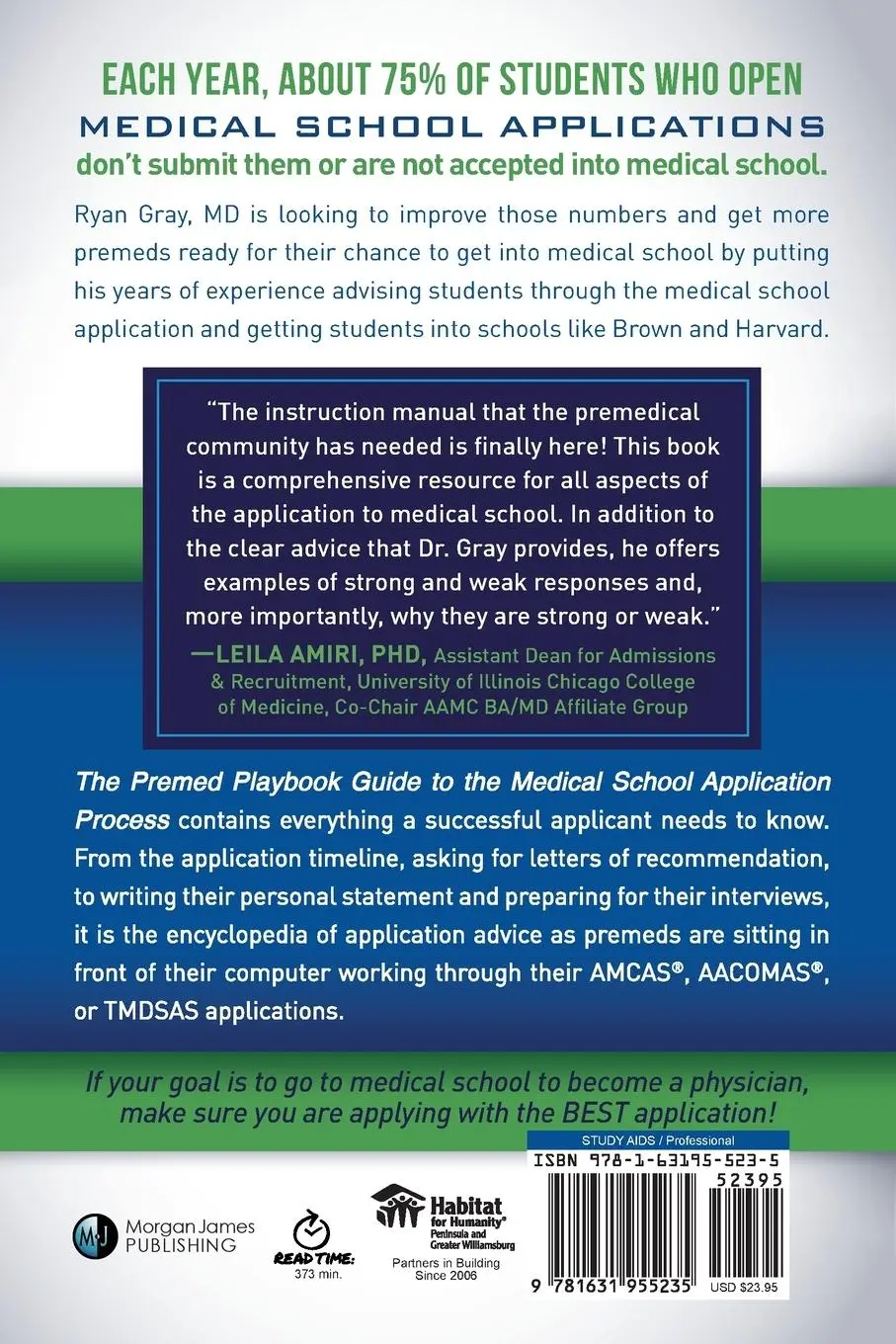 Rückseite: 9781631955235 | The Premed Playbook Guide to the Medical School Application Process