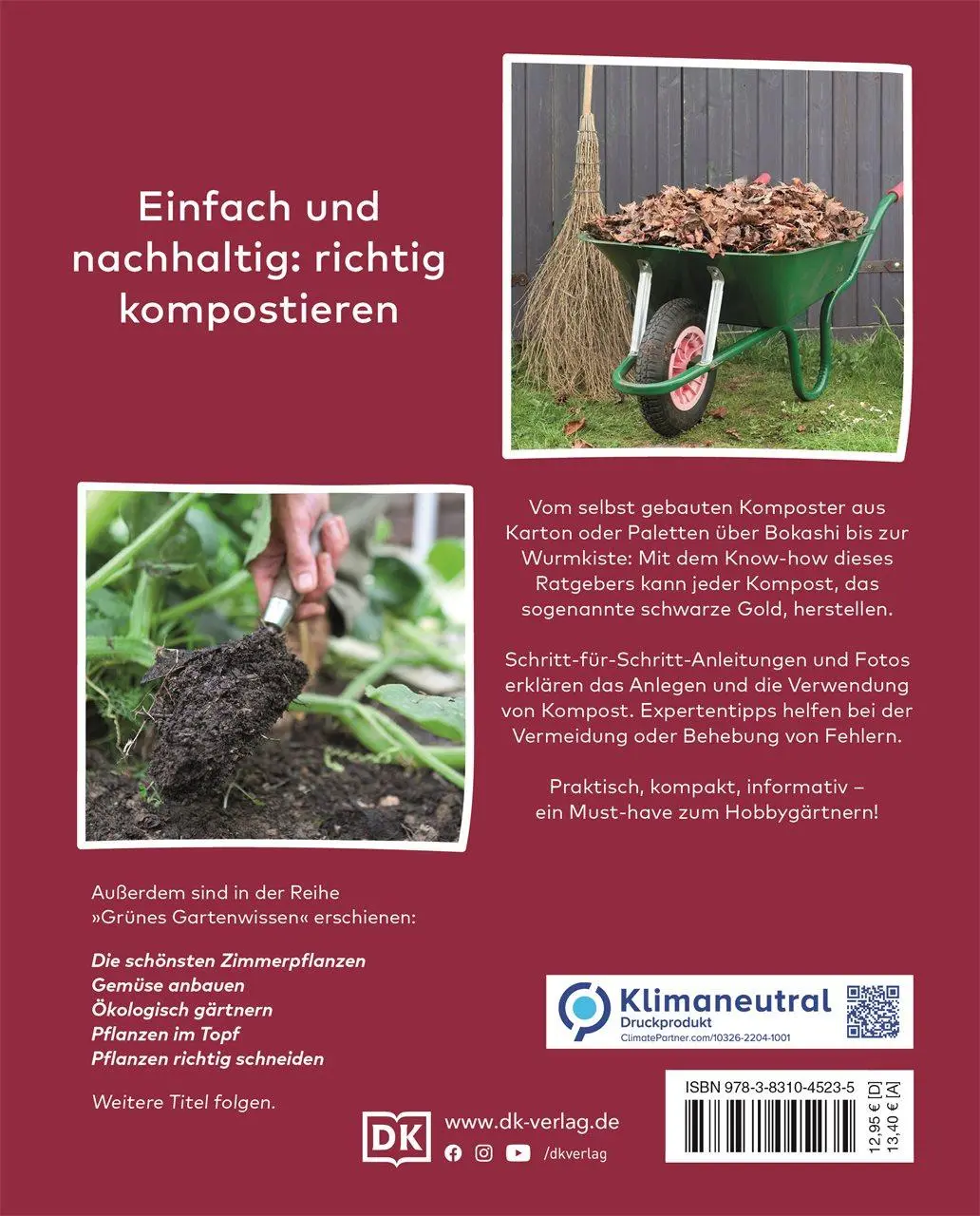 Rückseite: 9783831045235 | Grünes Gartenwissen. Alles über Kompost | Zia Allaway | Taschenbuch