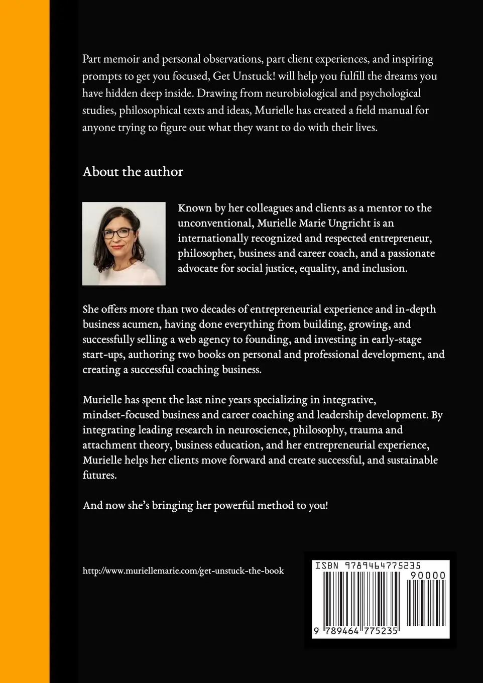 Rückseite: 9789464775235 | Get Unstuck! Companion Workbook | Murielle Marie Ungricht | Buch