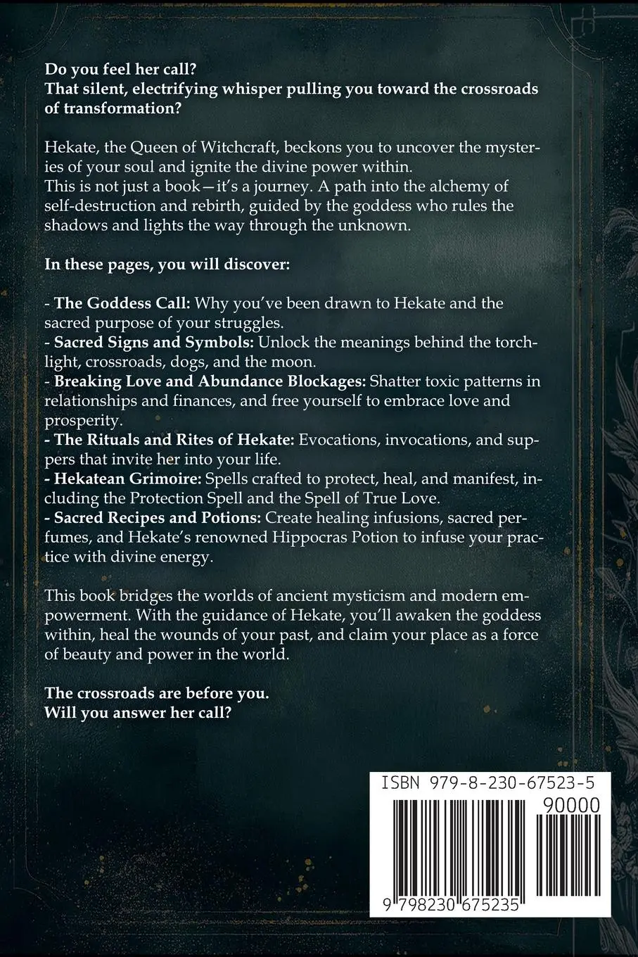Rückseite: 9798230675235 | Hekate the Witch Goddess | Templum Dianae Media | Taschenbuch | 2025