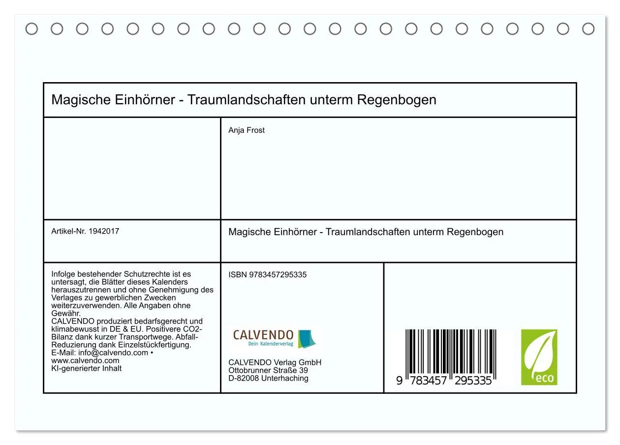 Bild: 9783457295335 | Magische Einhörner - Traumlandschaften unterm Regenbogen...
