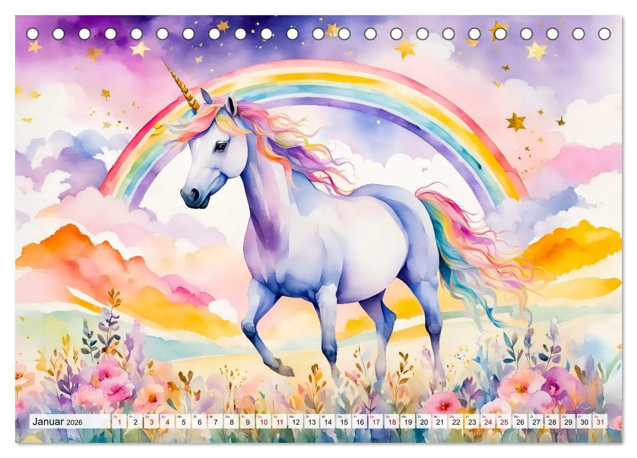 Bild: 9783457295335 | Magische Einhörner - Traumlandschaften unterm Regenbogen...