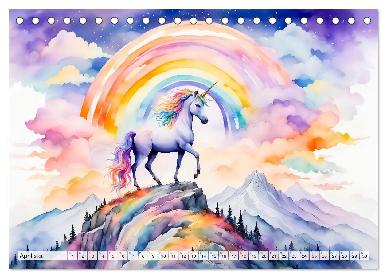 Bild: 9783457295335 | Magische Einhörner - Traumlandschaften unterm Regenbogen...