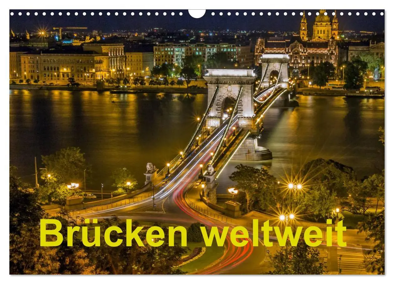 Cover: 9783516145335 | Brücken weltweit (Wandkalender 2026 DIN A3 quer), CALVENDO...
