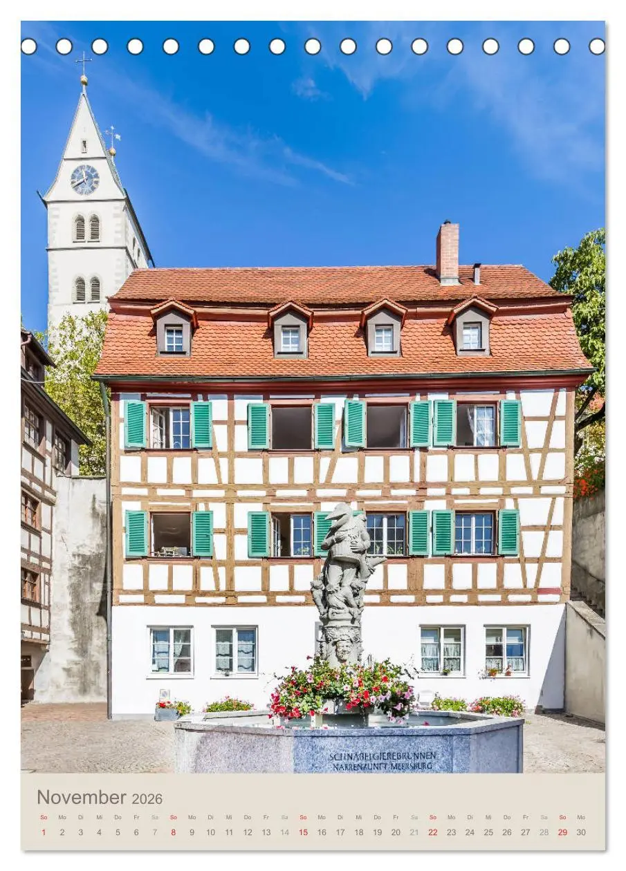 Bild: 9783516385335 | MEERSBURG UND KONSTANZ Historie am Bodensee (Tischkalender 2026 DIN...